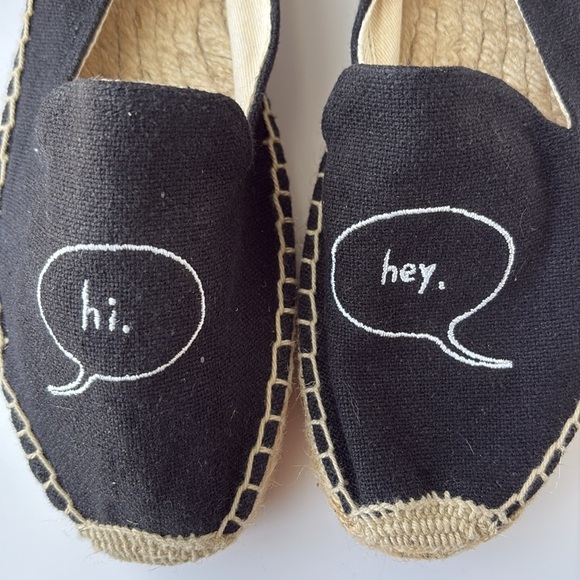 Soludos x ASHKAHN Embroidered Platform Espadrilles Size 7 - Picture 3 of 7